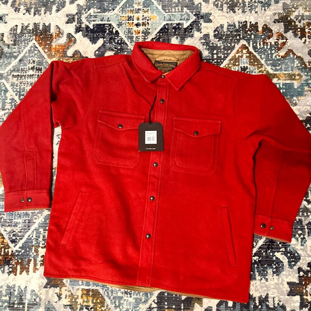 Filson Mens Jacshirt Red Oak